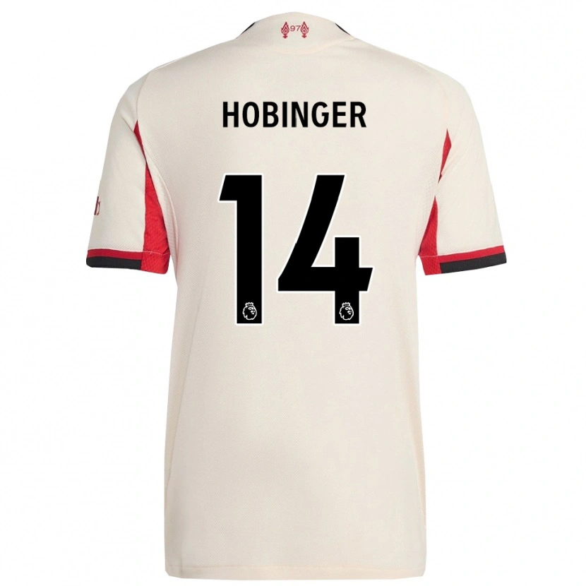 Danxen Kinder Marie Höbinger #14 Weiß Schwarz Auswärtstrikot Trikot 2025/26 T-Shirt