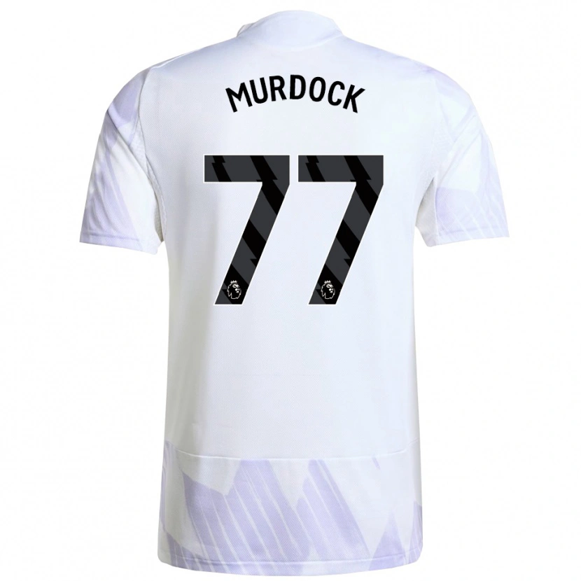 Danxen Kinder Will Murdock #77 Weiß Lila Lila Auswärtstrikot Trikot 2025/26 T-Shirt