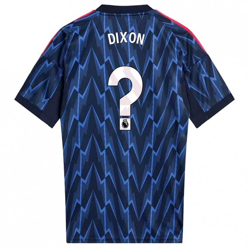 Danxen Kinder Danny Dixon #0 Marine Rot Auswärtstrikot Trikot 2025/26 T-Shirt