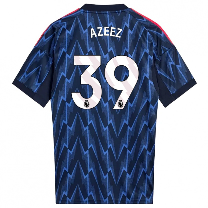 Danxen Kinder Miguel Azeez #39 Marine Rot Auswärtstrikot Trikot 2025/26 T-Shirt