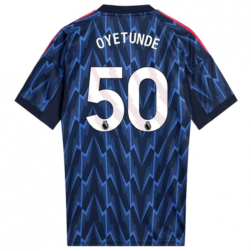 Danxen Kinder Daniel Oyetunde #50 Marine Rot Auswärtstrikot Trikot 2025/26 T-Shirt