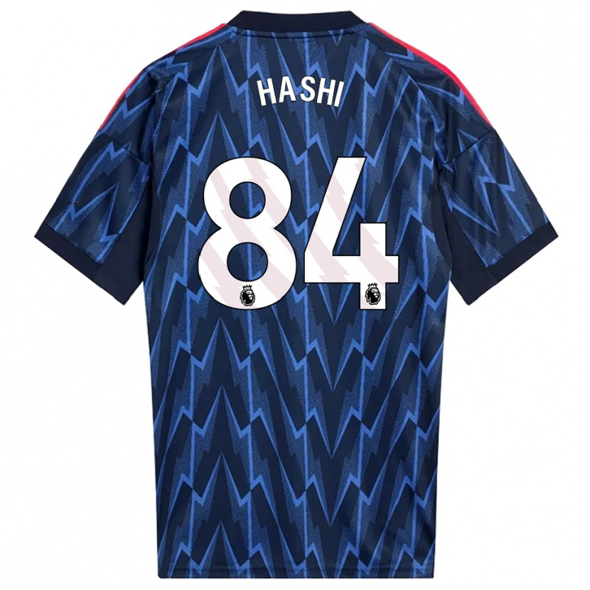 Danxen Kinder Maalik Hashi #84 Marine Rot Auswärtstrikot Trikot 2025/26 T-Shirt
