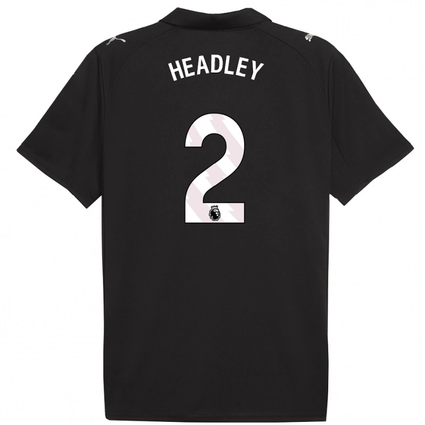 Danxen Kinder Dante Headley #2 Schwarz Weiß Auswärtstrikot Trikot 2025/26 T-Shirt
