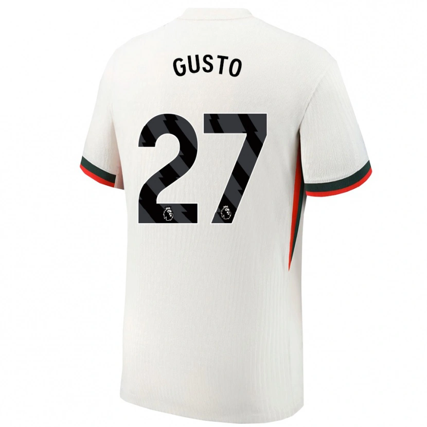 Danxen Kinder Malo Gusto #27 Weiß Grün Auswärtstrikot Trikot 2025/26 T-Shirt