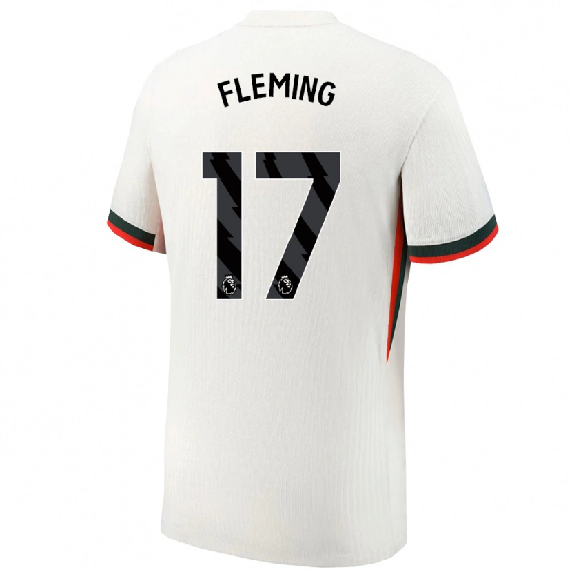 Danxen Kinder Jessie Fleming #17 Weiß Grün Auswärtstrikot Trikot 2025/26 T-Shirt