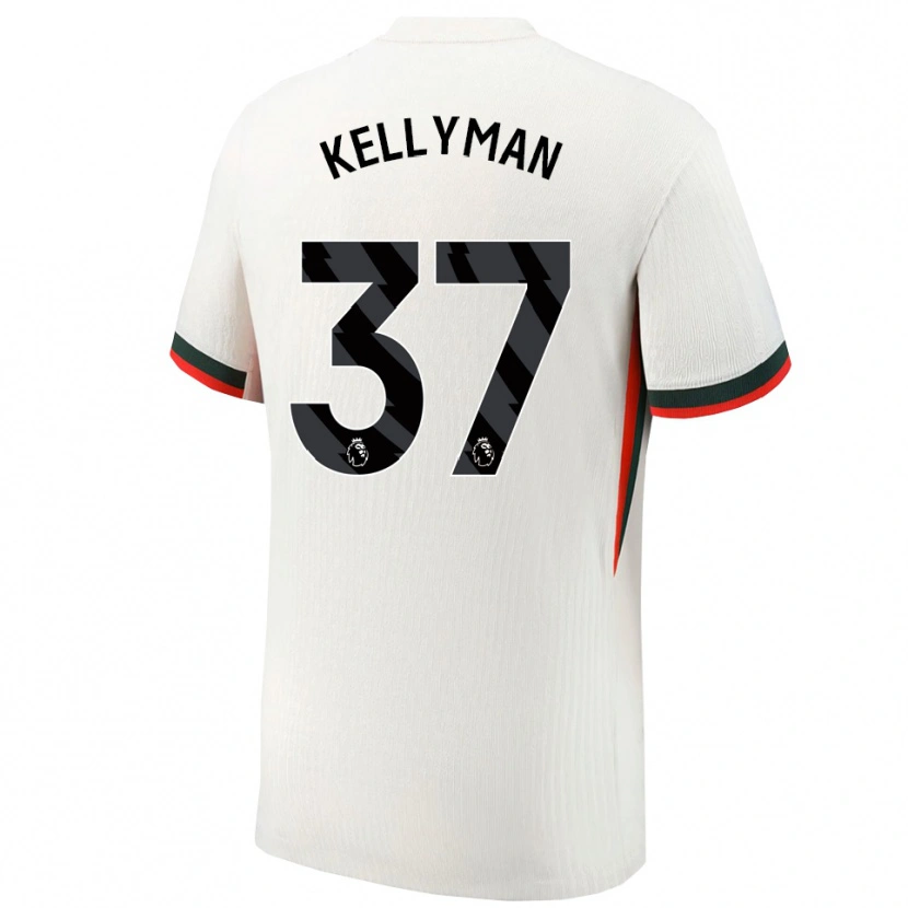 Danxen Kinder Omari Kellyman #37 Weiß Grün Auswärtstrikot Trikot 2025/26 T-Shirt