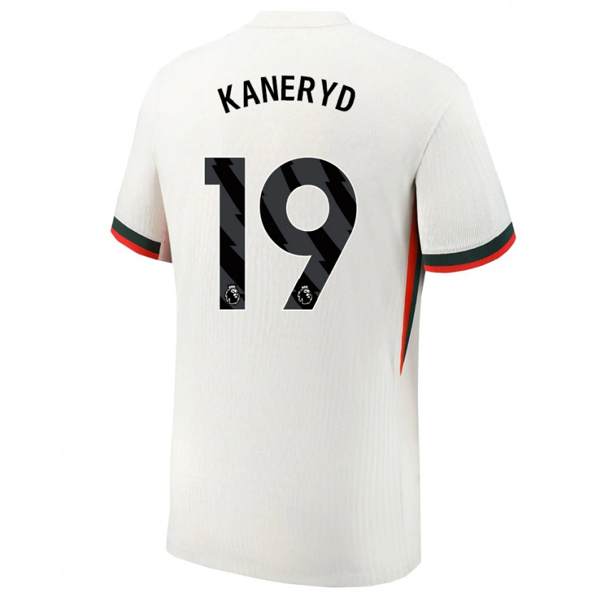 Danxen Kinder Johanna Rytting Kaneryd #19 Weiß Grün Auswärtstrikot Trikot 2025/26 T-Shirt