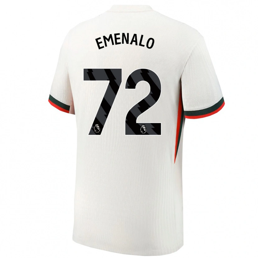 Danxen Kinder Landon Emenalo #72 Weiß Grün Auswärtstrikot Trikot 2025/26 T-Shirt