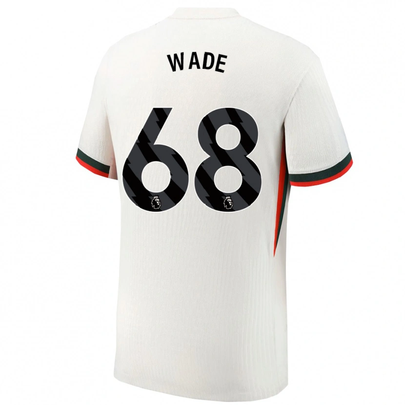 Danxen Kinder Shaun Wade #68 Weiß Grün Auswärtstrikot Trikot 2025/26 T-Shirt