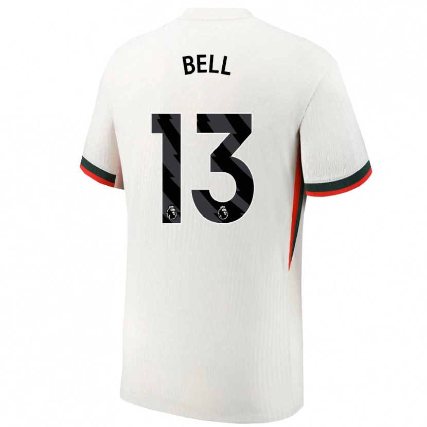 Danxen Kinder Toby Bell #13 Weiß Grün Auswärtstrikot Trikot 2025/26 T-Shirt