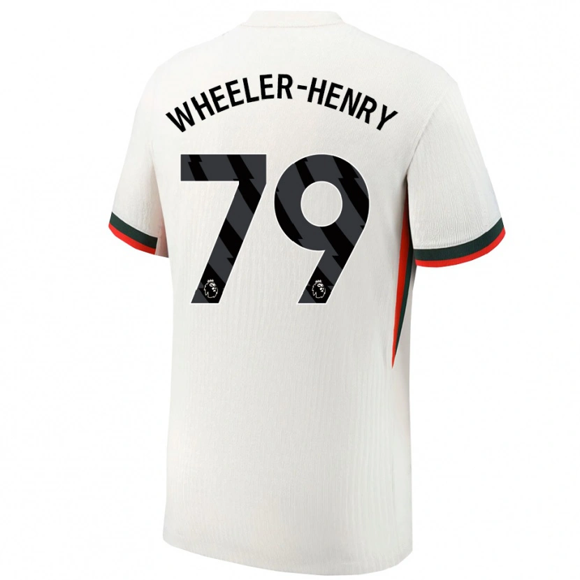 Danxen Kinder Joseph Wheeler-Henry #79 Weiß Grün Auswärtstrikot Trikot 2025/26 T-Shirt