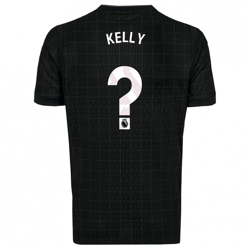 Danxen Kinder Kyle Kelly #0 Schwarz Grau Auswärtstrikot Trikot 2025/26 T-Shirt