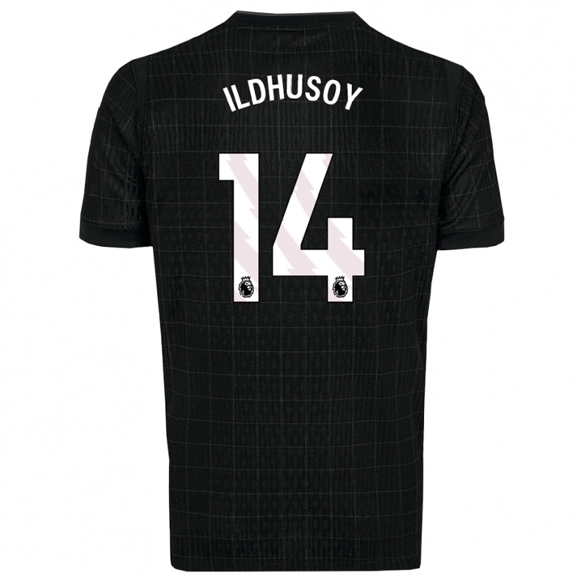 Danxen Kinder Celin Bizet Ildhusøy #14 Schwarz Grau Auswärtstrikot Trikot 2025/26 T-Shirt