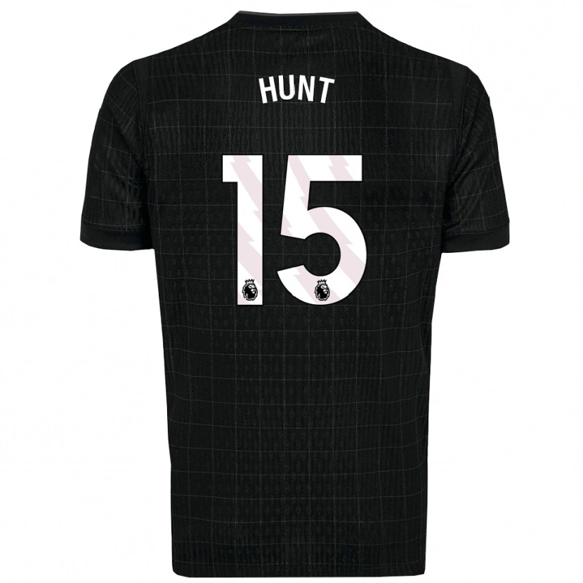 Danxen Kinder Clare Hunt #15 Schwarz Grau Auswärtstrikot Trikot 2025/26 T-Shirt
