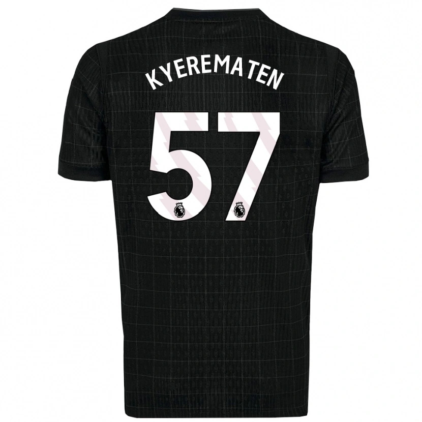 Danxen Kinder Rio Kyerematen #57 Schwarz Grau Auswärtstrikot Trikot 2025/26 T-Shirt