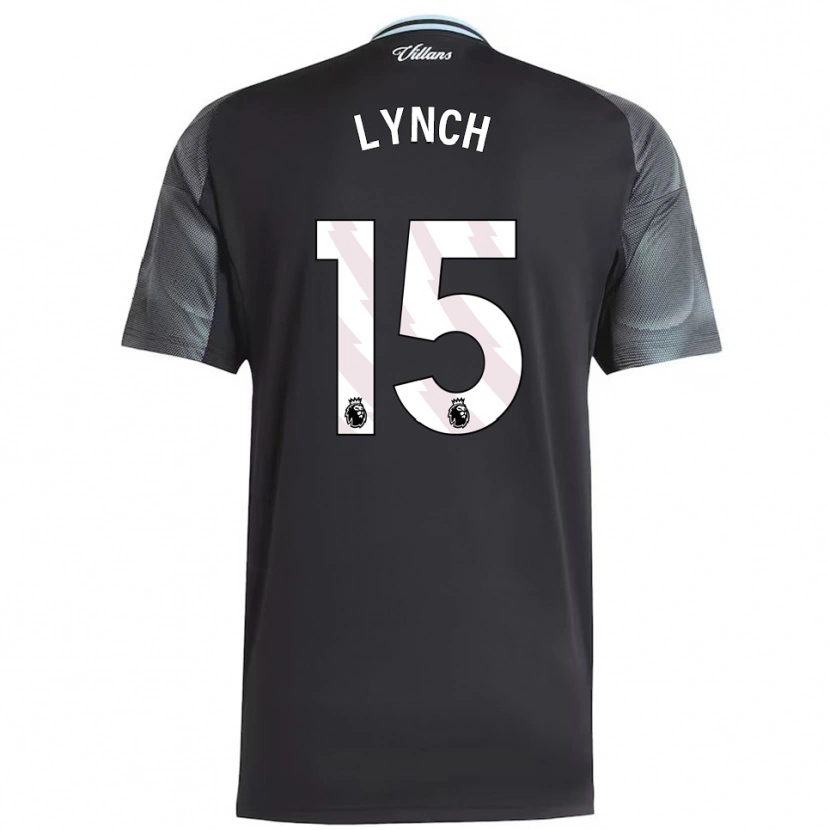 Danxen Kinder Luka Lynch #15 Schwarz Himmelblau Auswärtstrikot Trikot 2025/26 T-Shirt