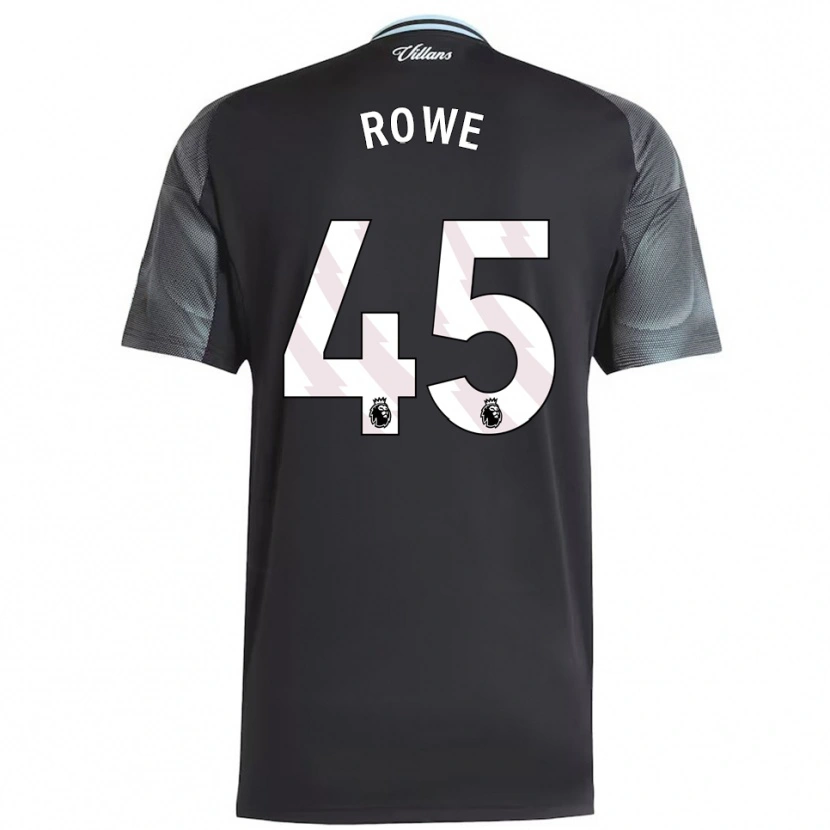Danxen Kinder Triston Rowe #45 Schwarz Himmelblau Auswärtstrikot Trikot 2025/26 T-Shirt