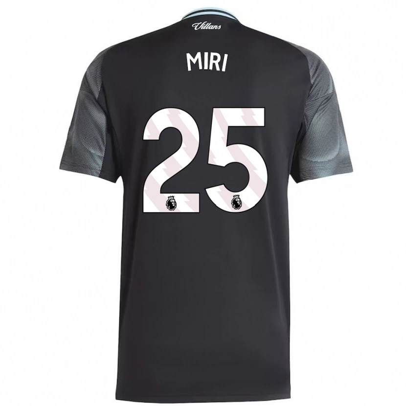 Danxen Kinder Miri Taylor #25 Schwarz Himmelblau Auswärtstrikot Trikot 2025/26 T-Shirt