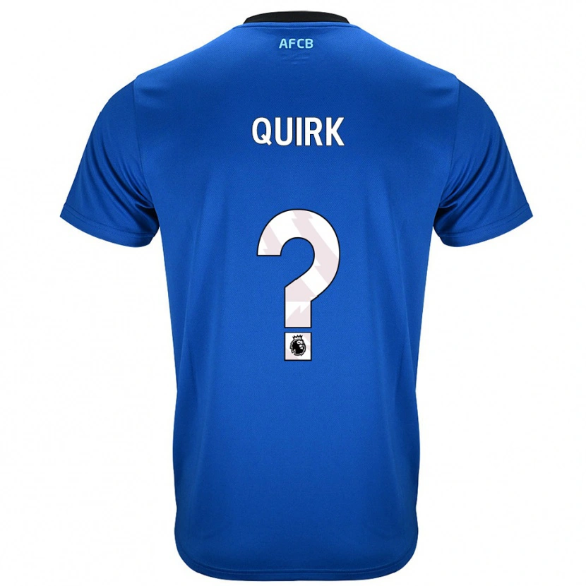 Danxen Kinder Sophie Quirk #0 Blau Schwarz Auswärtstrikot Trikot 2025/26 T-Shirt