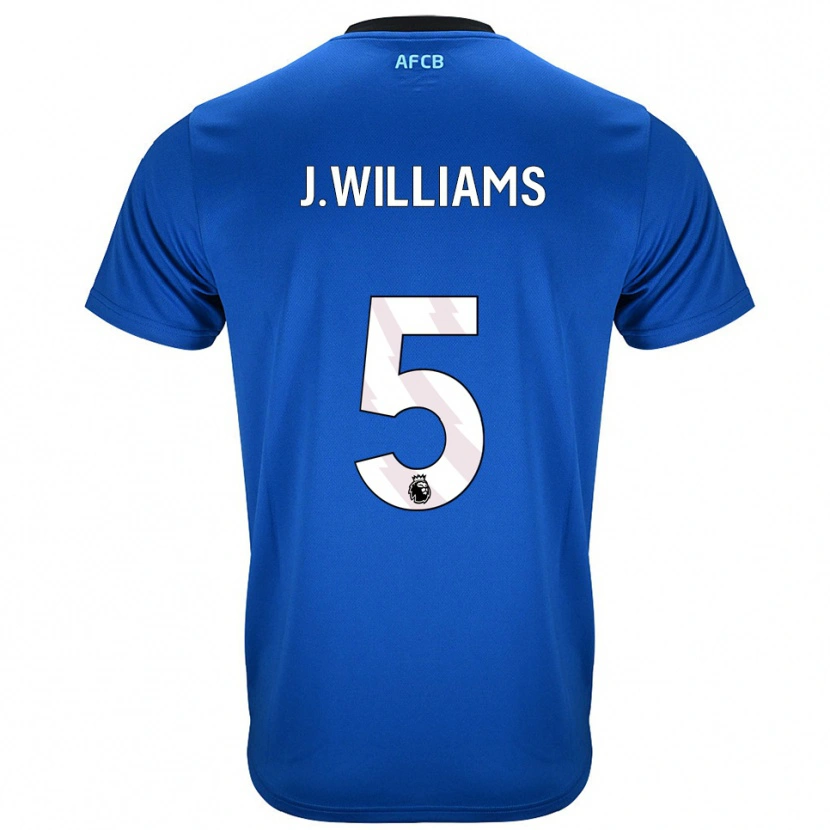 Danxen Kinder Jay Williams #5 Blau Schwarz Auswärtstrikot Trikot 2025/26 T-Shirt