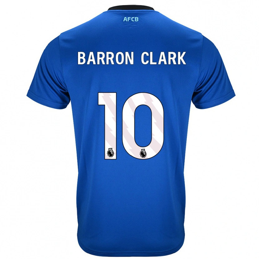 Danxen Kinder Molly Barron-Clark #10 Blau Schwarz Auswärtstrikot Trikot 2025/26 T-Shirt