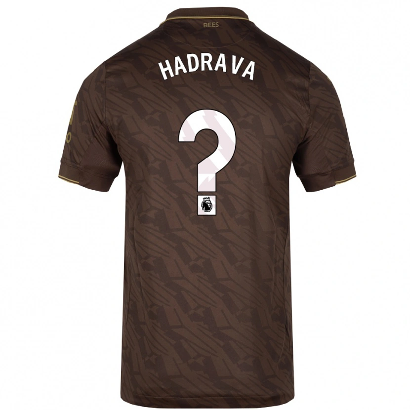 Danxen Kinder Lily Hadrava #0 Braun Gold Auswärtstrikot Trikot 2025/26 T-Shirt