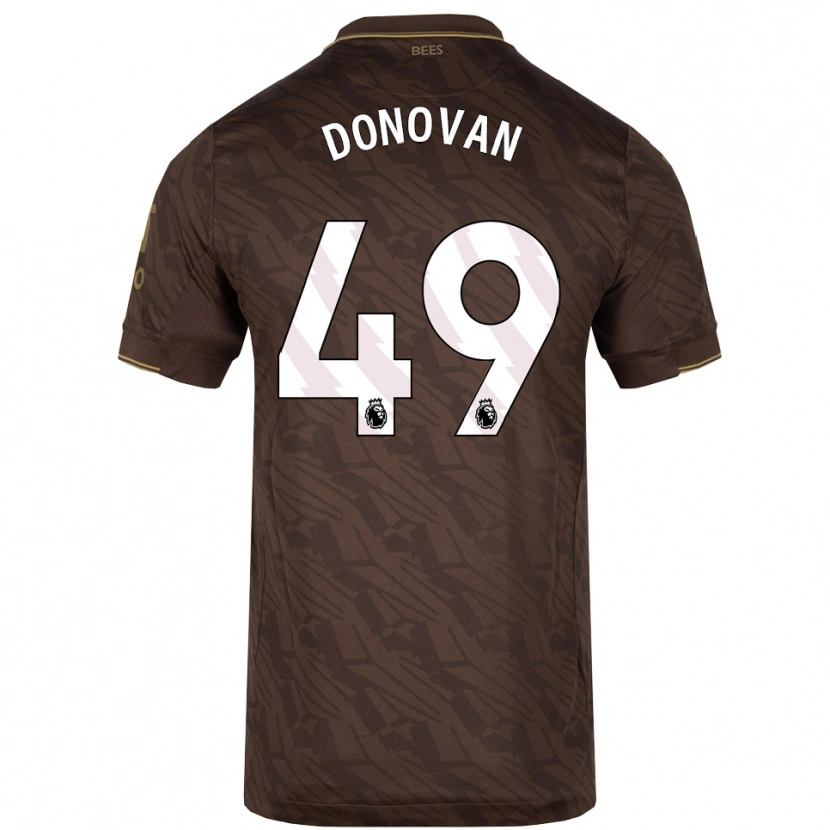 Danxen Kinder Romelle Donovan #49 Braun Gold Auswärtstrikot Trikot 2025/26 T-Shirt