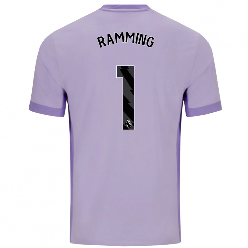 Danxen Kinder Nils Ramming #1 Taro Lila Weiß Auswärtstrikot Trikot 2025/26 T-Shirt