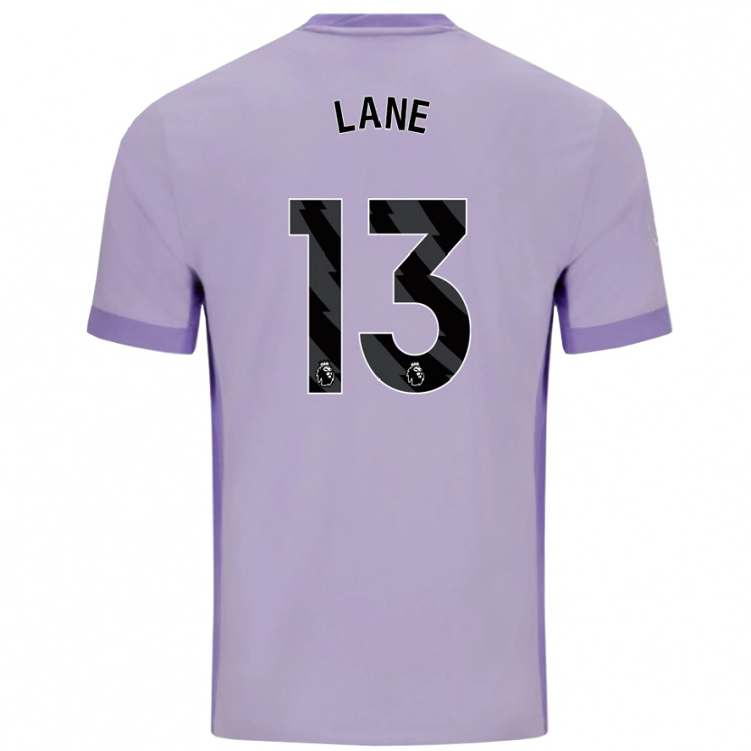 Danxen Kinder Darius Lane #13 Taro Lila Weiß Auswärtstrikot Trikot 2025/26 T-Shirt