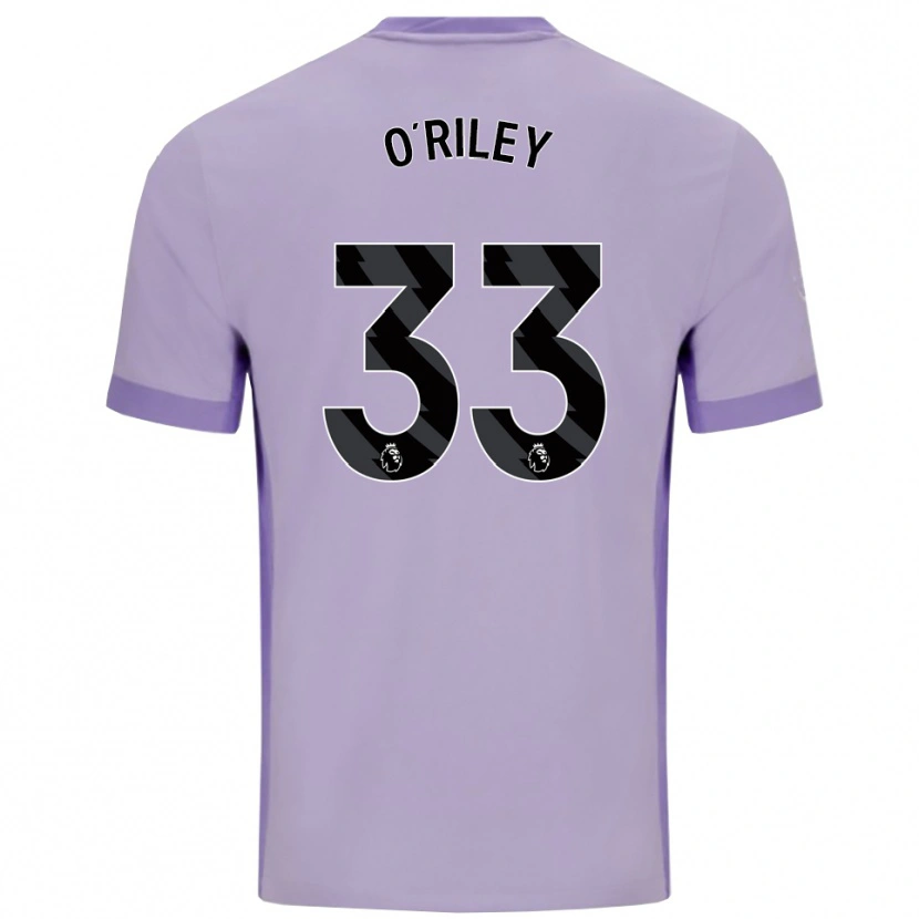 Danxen Kinder Matt O'riley #33 Taro Lila Weiß Auswärtstrikot Trikot 2025/26 T-Shirt