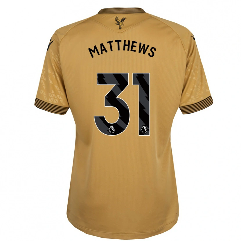 Danxen Kinder Remi Matthews #31 Gold Schwarz Auswärtstrikot Trikot 2025/26 T-Shirt