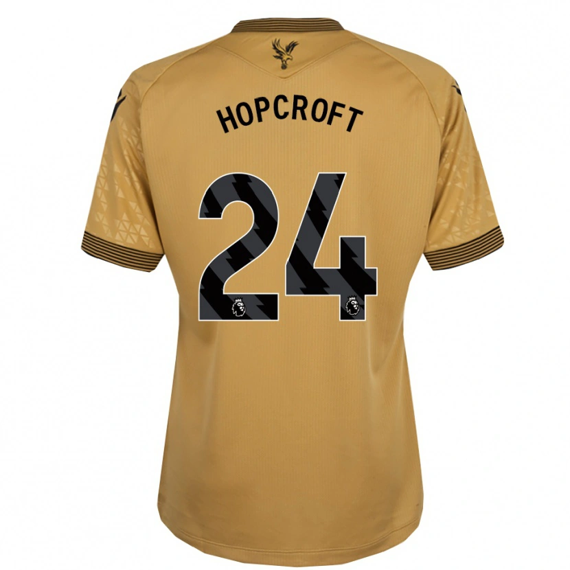 Danxen Kinder Shanade Hopcroft #24 Gold Schwarz Auswärtstrikot Trikot 2025/26 T-Shirt
