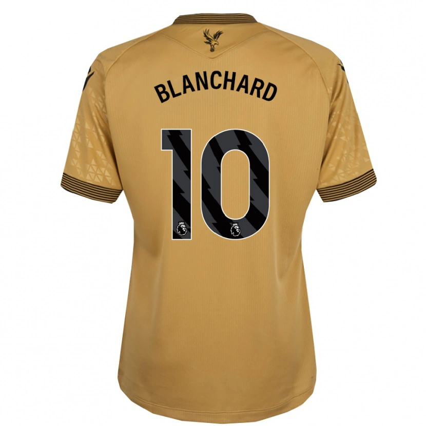 Danxen Kinder Annabel Blanchard #10 Gold Schwarz Auswärtstrikot Trikot 2025/26 T-Shirt