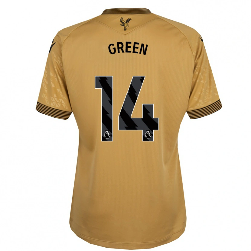 Danxen Kinder Josie Green #14 Gold Schwarz Auswärtstrikot Trikot 2025/26 T-Shirt
