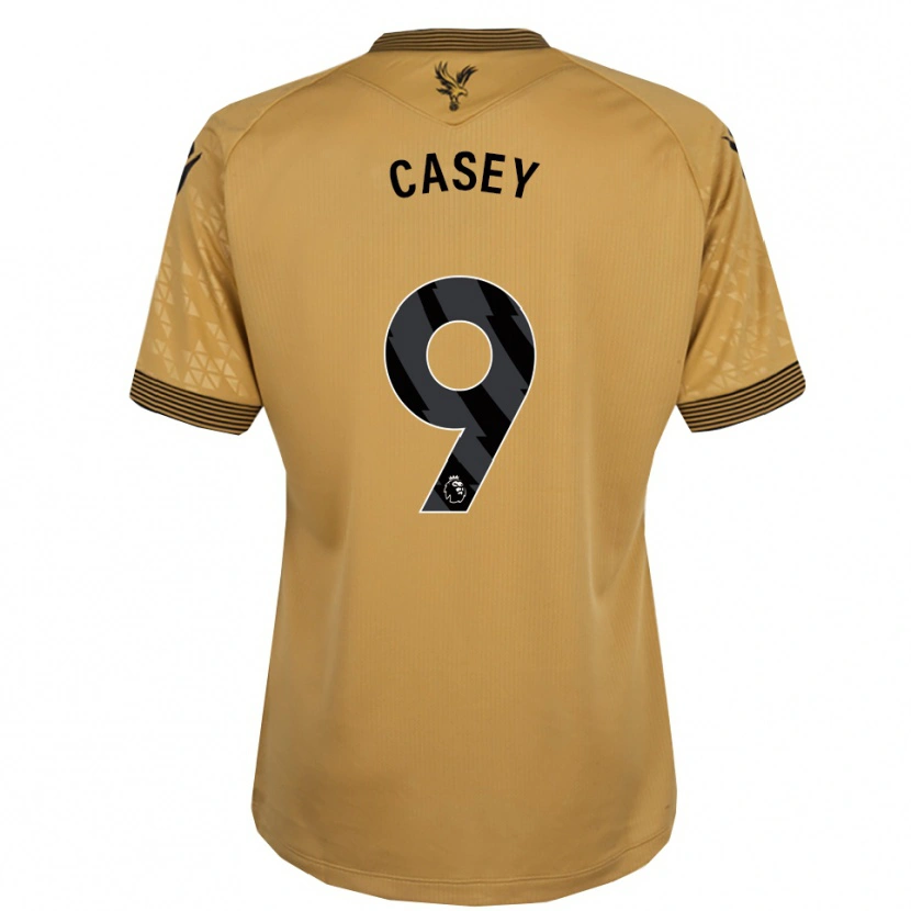 Danxen Kinder Ben Casey #9 Gold Schwarz Auswärtstrikot Trikot 2025/26 T-Shirt