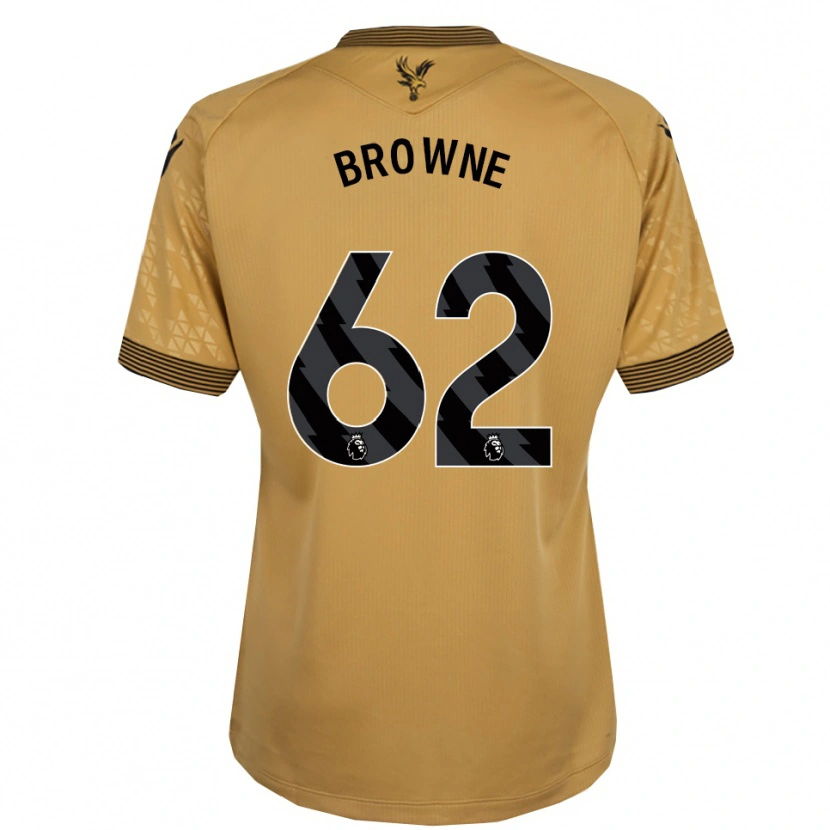 Danxen Kinder Luke Browne #62 Gold Schwarz Auswärtstrikot Trikot 2025/26 T-Shirt