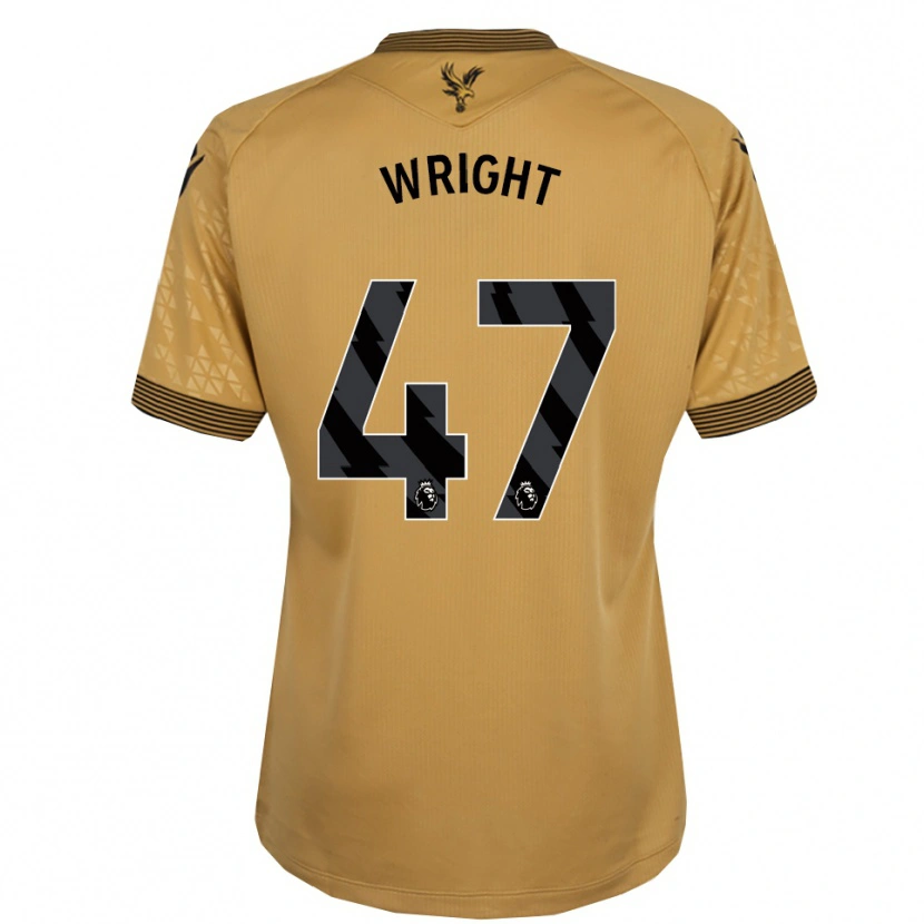 Danxen Kinder Annis-Clara Wright #47 Gold Schwarz Auswärtstrikot Trikot 2025/26 T-Shirt