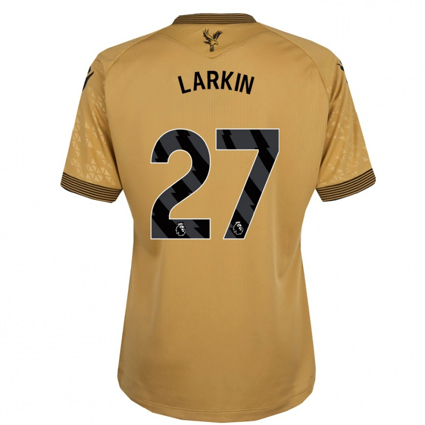 Danxen Kinder Abbie Larkin #27 Gold Schwarz Auswärtstrikot Trikot 2025/26 T-Shirt
