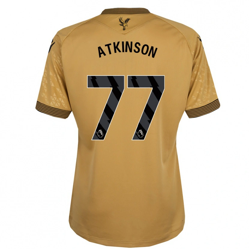 Danxen Kinder Isibeal Atkinson #77 Gold Schwarz Auswärtstrikot Trikot 2025/26 T-Shirt