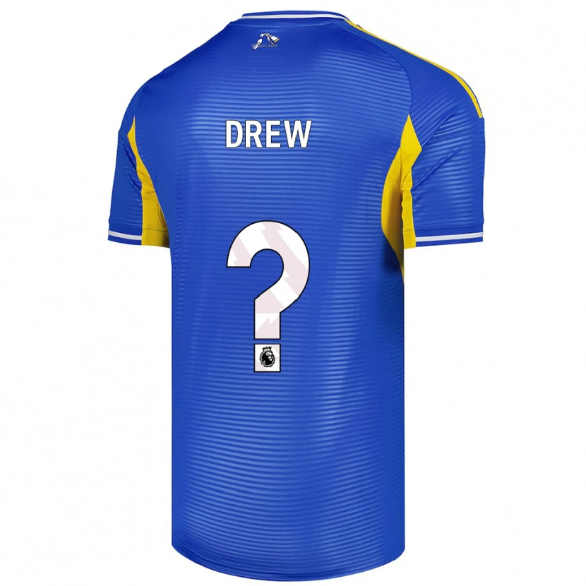 Danxen Kinder Drew Greene #0 Blau Gelb Auswärtstrikot Trikot 2025/26 T-Shirt
