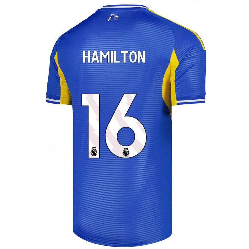 Danxen Kinder Joshua Hamilton #16 Blau Gelb Auswärtstrikot Trikot 2025/26 T-Shirt