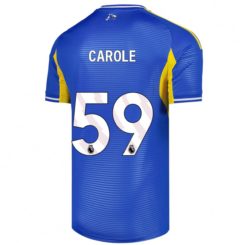 Danxen Kinder Keenan Carole #59 Blau Gelb Auswärtstrikot Trikot 2025/26 T-Shirt