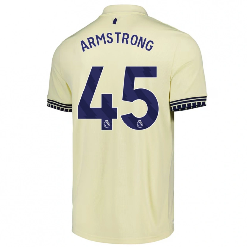 Danxen Kinder Harrison Armstrong #45 Creme Weiß Schwarz Auswärtstrikot Trikot 2025/26 T-Shirt