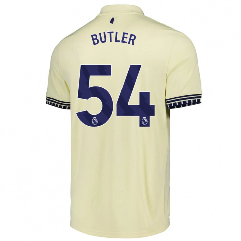 Danxen Kinder Jack Butler #54 Creme Weiß Schwarz Auswärtstrikot Trikot 2025/26 T-Shirt