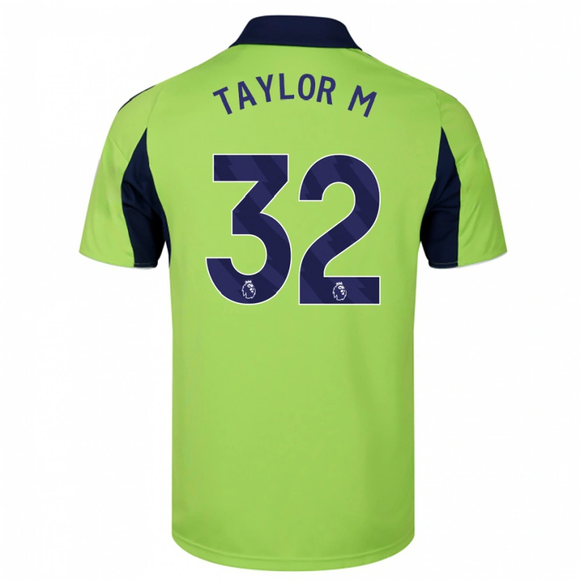 Danxen Kinder Belle Taylor-M #32 Grün Marineblau Weiß Auswärtstrikot Trikot 2025/26 T-Shirt