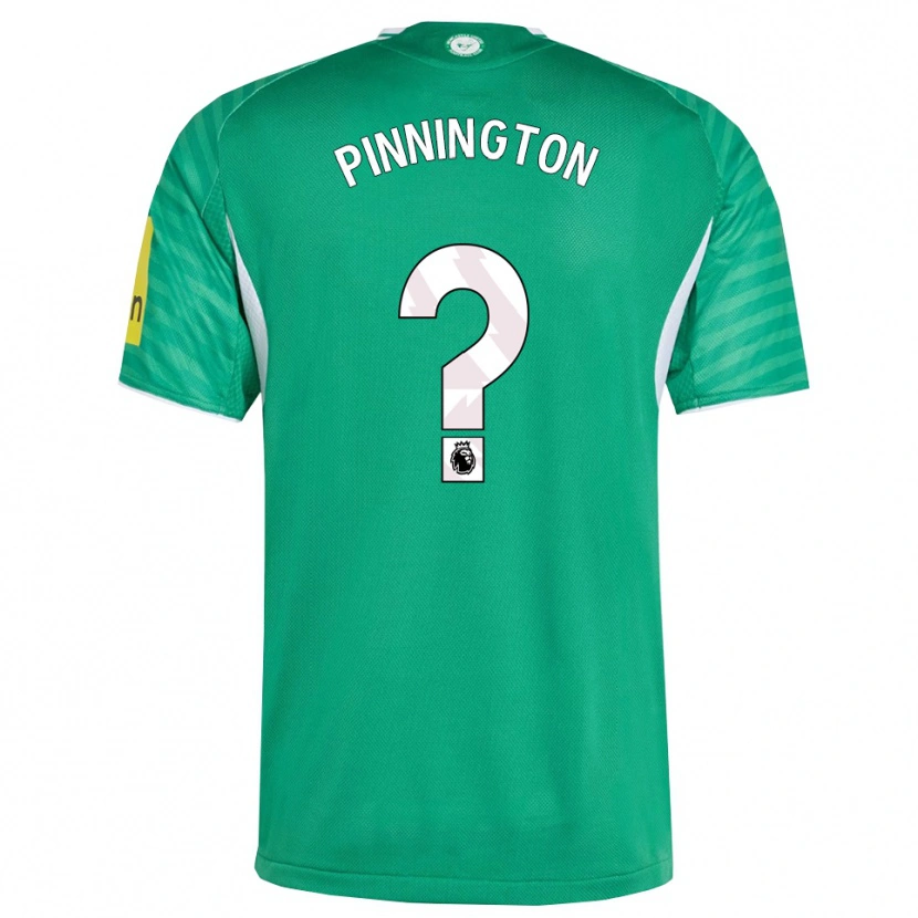 Danxen Kinder Sam Pinnington #0 Grün Weiß Auswärtstrikot Trikot 2025/26 T-Shirt