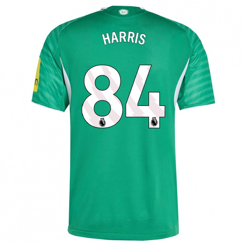 Danxen Kinder Aidan Harris #84 Grün Weiß Auswärtstrikot Trikot 2025/26 T-Shirt