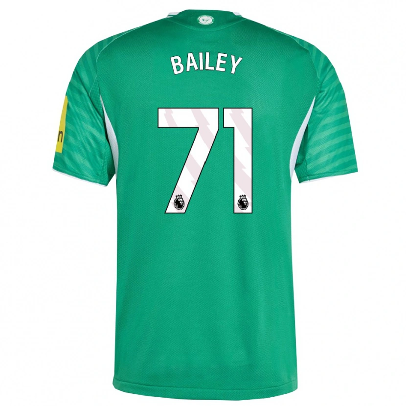 Danxen Kinder Scott Bailey #71 Grün Weiß Auswärtstrikot Trikot 2025/26 T-Shirt