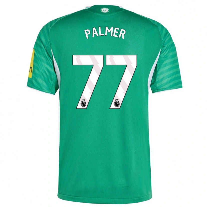 Danxen Kinder Darren Palmer #77 Grün Weiß Auswärtstrikot Trikot 2025/26 T-Shirt