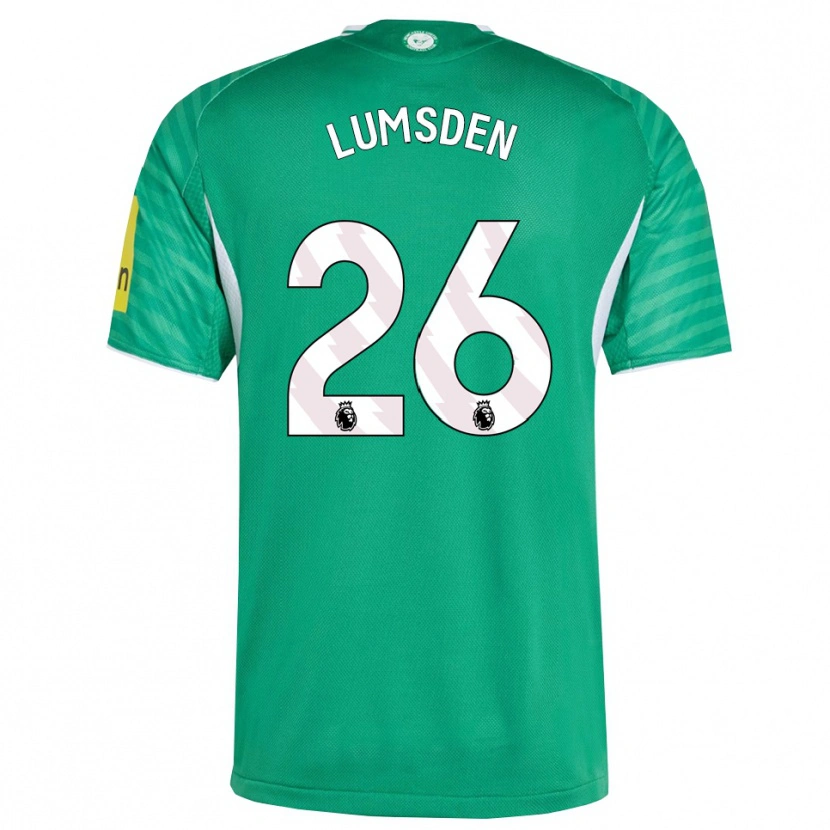 Danxen Kinder Beth Lumsden #26 Grün Weiß Auswärtstrikot Trikot 2025/26 T-Shirt